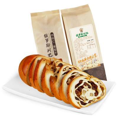 俄罗斯大列巴果仁手撕面包夹心吐司零食坚果营养早餐代餐糕点心