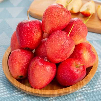 东北鸡心果 新鲜5斤沙果樱桃小苹果水果 新鲜小脆花红海棠果包邮