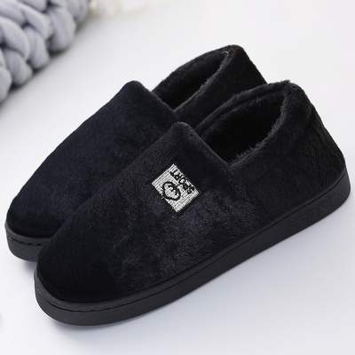 冬季男女加绒加厚面包鞋棉鞋 冬季男士休闲雪地棉鞋豆豆棉鞋情侣加绒加厚面包鞋男家居室内棉鞋