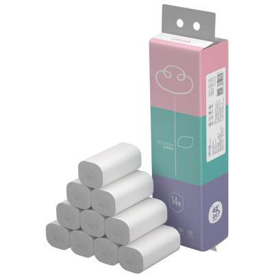 【券后6.9】植护原木无芯卷纸家庭14卷 植护原木无芯卷纸家庭装厕所厕纸卫生纸巾面巾纸餐巾纸擦手纸14卷