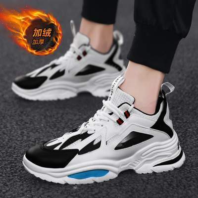 男鞋秋季2019新款韩版潮流百搭运动鞋 男鞋秋季2019新款韩版潮流百搭运动休闲跑步加绒老爹ins潮鞋冬季C
