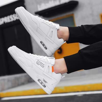秋季男鞋2019休闲运动男鞋潮流白板鞋 2019新款秋季休闲运动男鞋韩版潮流百搭春秋男士跑步潮鞋秋季网红