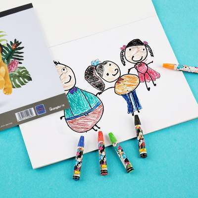 广博图画本画纸小学生用素描纸 广博图画本空白美术本子儿童画画本幼儿园宝宝涂色本迪士尼绘画本a4狮子王画纸小学生用素描纸初学者加厚白纸