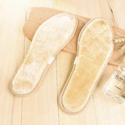 【买一送一】透气吸汗毛绒鞋垫 保暖鞋垫男女士冬季透气吸汗防臭加绒加厚羊毛鞋垫棉软防寒毛毛绒