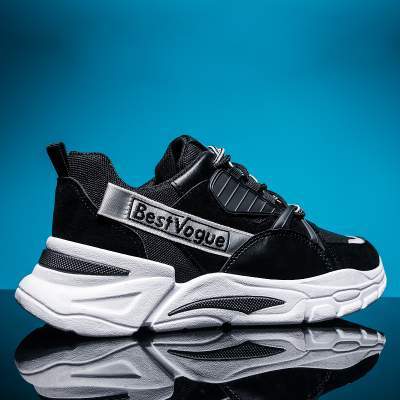 百搭复古潮流老爹鞋情侣款学生网红潮鞋 百搭复古潮流老爹鞋2019秋季新款韩情侣款学生网红潮鞋运动网鞋C