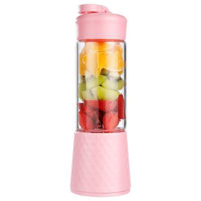 家用便携式电动充电试榨汁机宝宝捕食机 布丁便携式榨汁机家用水果小型充电迷你炸果汁机电动学生榨汁杯