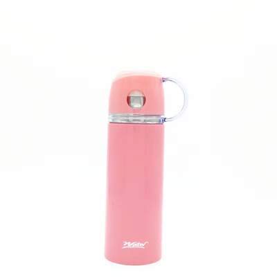 不锈钢真空保温杯女男水杯子学生水壶 不锈钢真空保温杯女男水杯子学生便携创意可爱儿童大容量壶 500ml