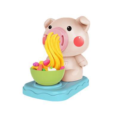 无毒橡皮泥冰淇淋面条机模具儿童套装 无毒橡皮泥模具工具套装儿童冰淇淋面条机玩具彩泥手工泥diy粘土